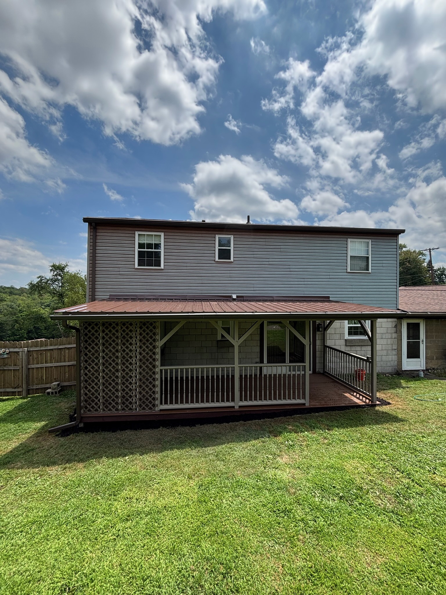 Deck construction in Mt. Lebanon